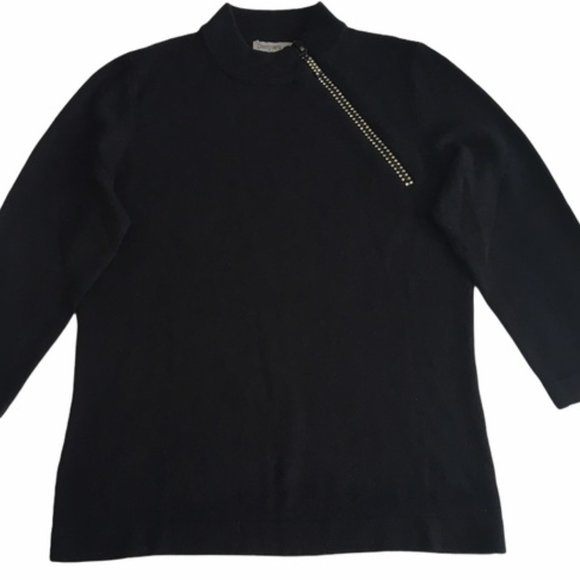 Designers Originals Sweaters Designers Originals Luxelon Rhinestone